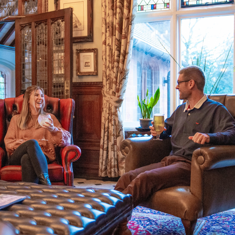 A Couple Having Drinks In The Oakfield