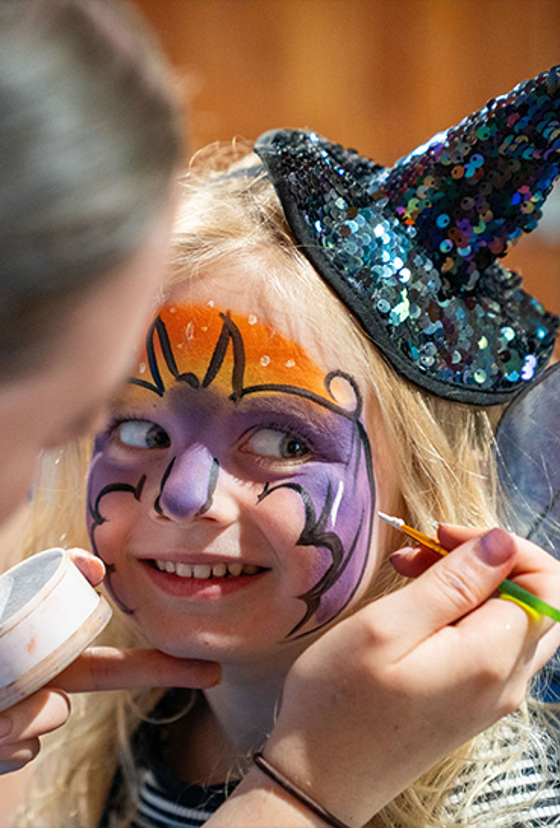 Facepainting For Halloween Resized