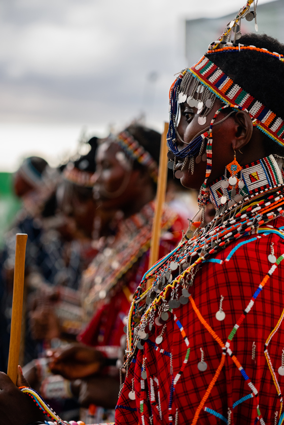 MAASAI OLYMPICS Traditional Dress