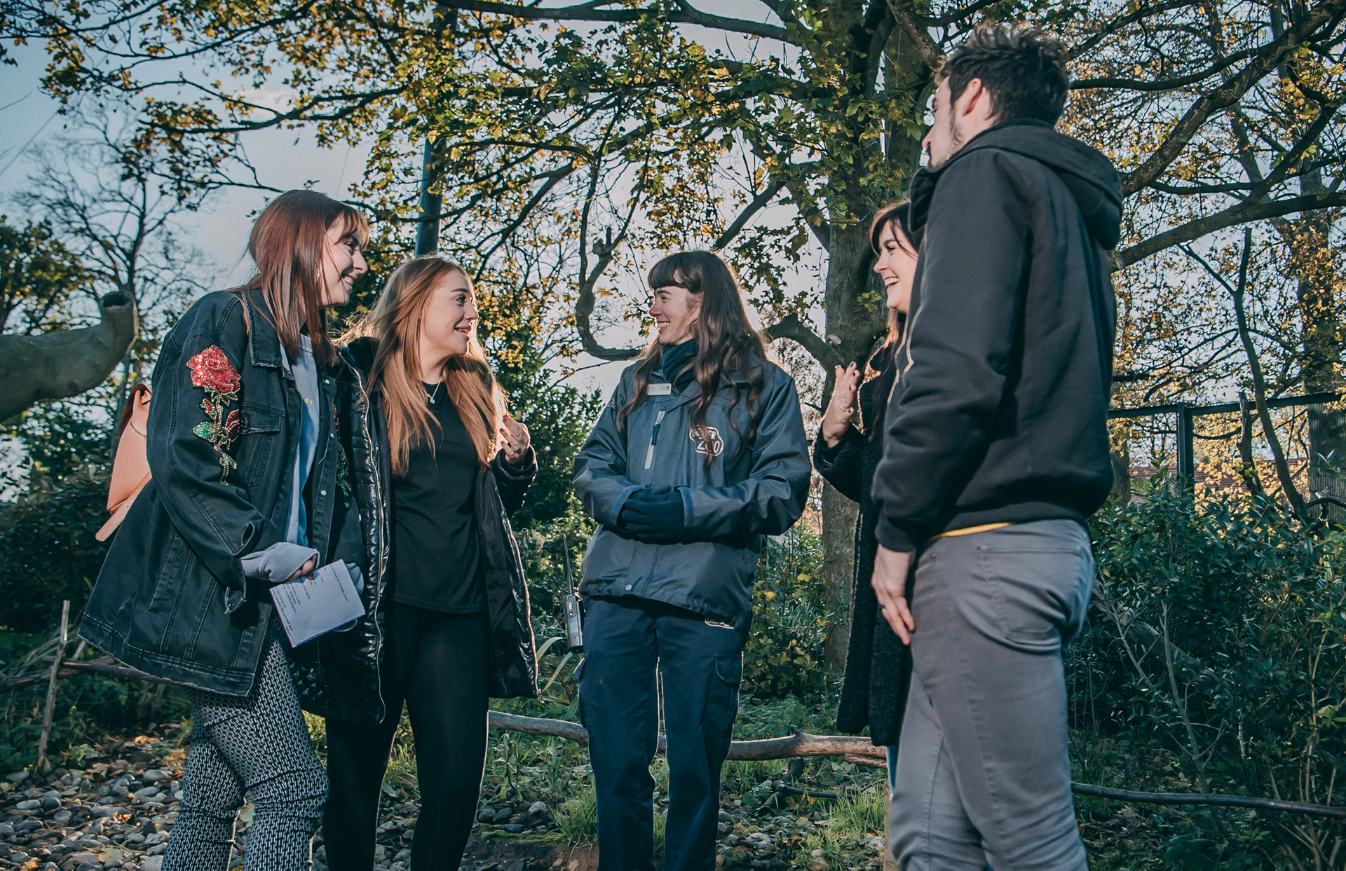 Ranger With Young Adults