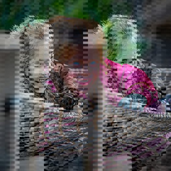 Young Girl In Play Area