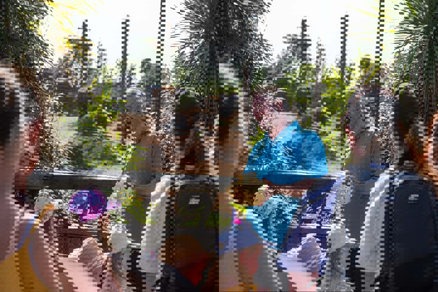 Zoo Ranger Talk To A Group Of Visitors